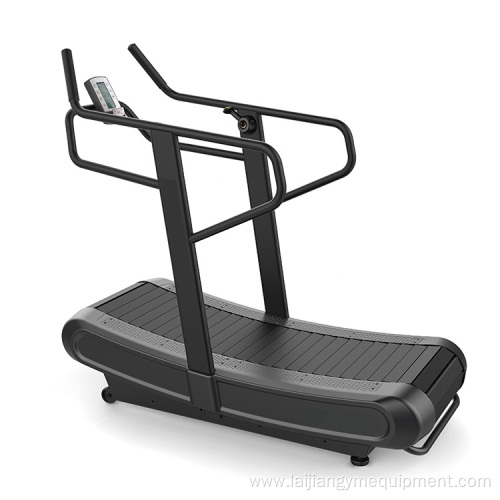 Manual treadmill fitness commercial curved treadmill
